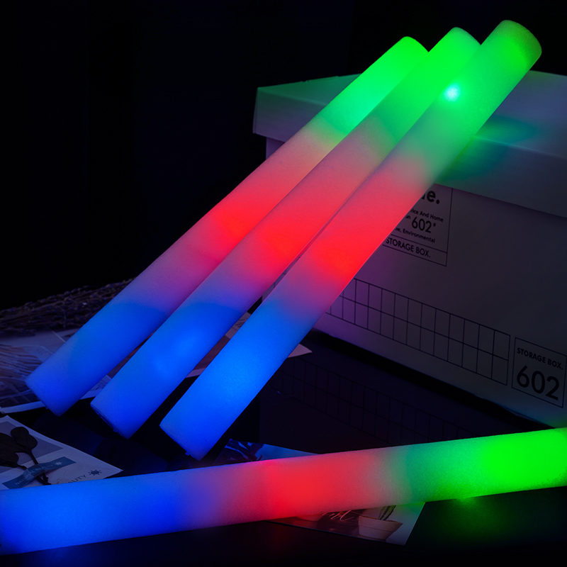 Wedding Supply Bulk - 20/30/40/60/80/100/120 Adet RGB LED Işıklı Köpük