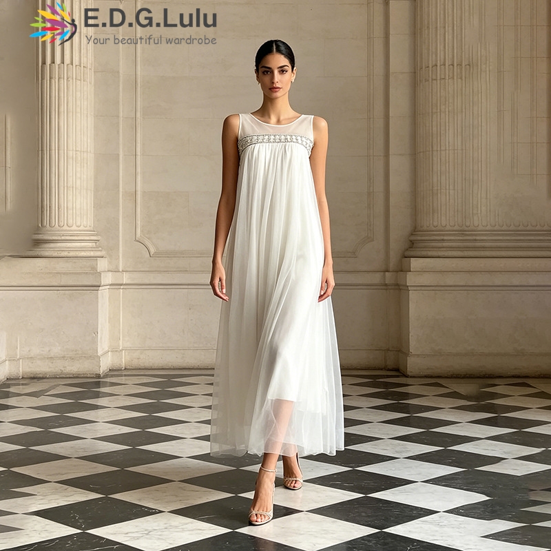 Wedding Lulu - EDGLuLu Yüksek Kaliteli O Boyun Tırnak