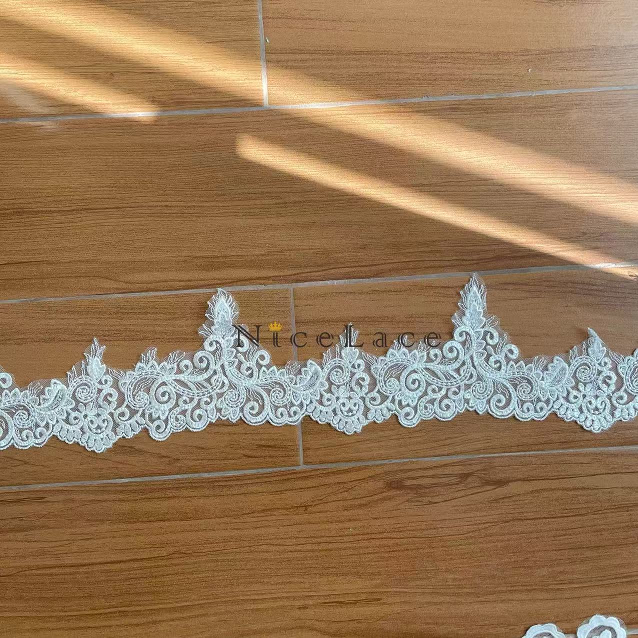 1 Yard Fildişi Nakış Danteli Z - Wedding Water Supply incelemesi ve fiyatı