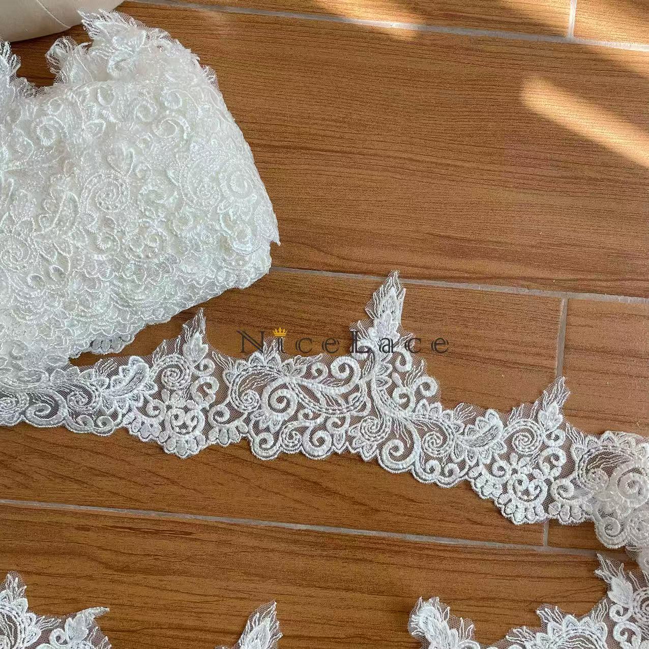 1 Yard Fildişi Nakış Danteli Z - Wedding Water Supply incelemesi ve fiyatı