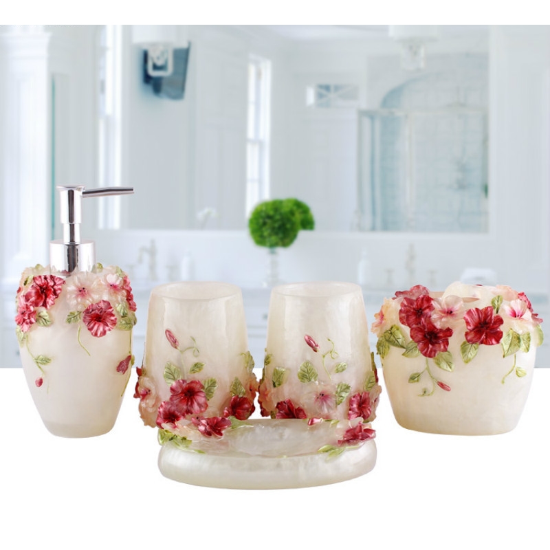 Avrupa Tarzı Kabartmalı Reçine - Wedding Bathroom Supply Kit incelemesi ve fiyatı