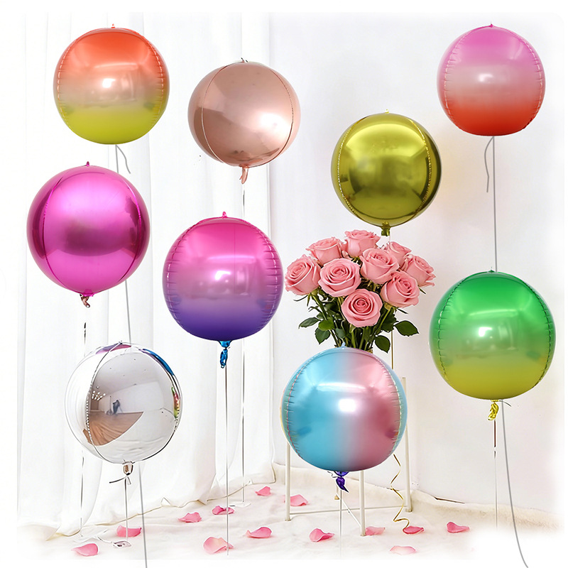 5 adet 10 18 22 inç 4D yuvarla - Wedding Decor Supply Store incelemesi ve fiyatı