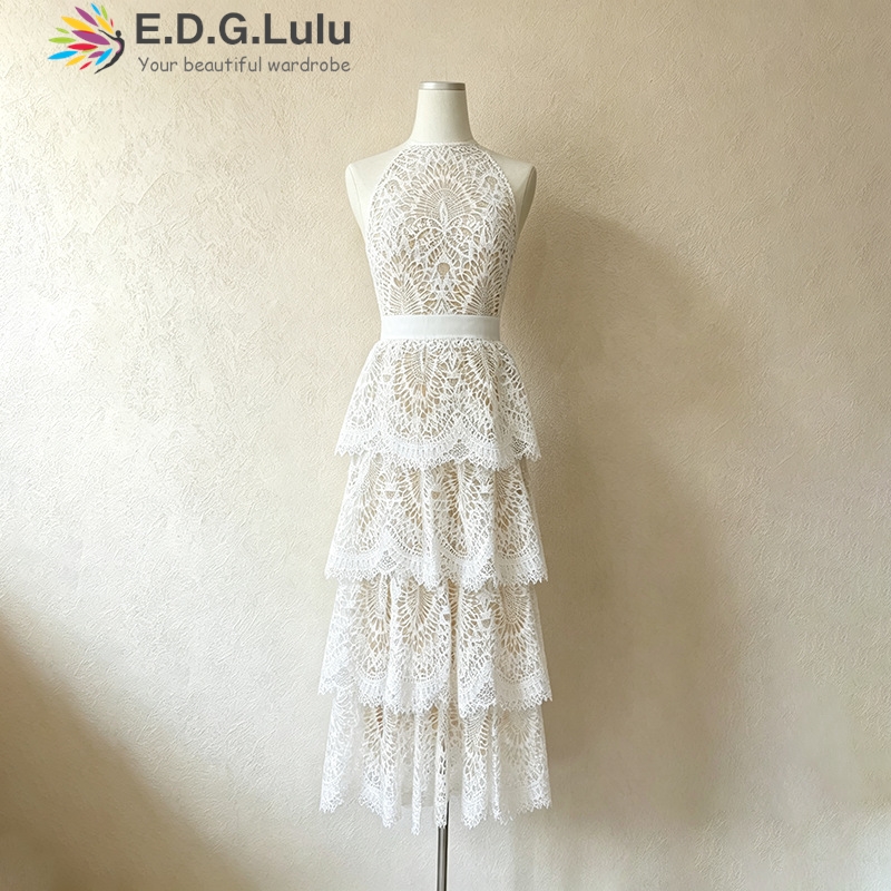 EDGLuLu O Boyun Kolsuz Beyaz G - Wedding Lulu incelemesi ve fiyatı