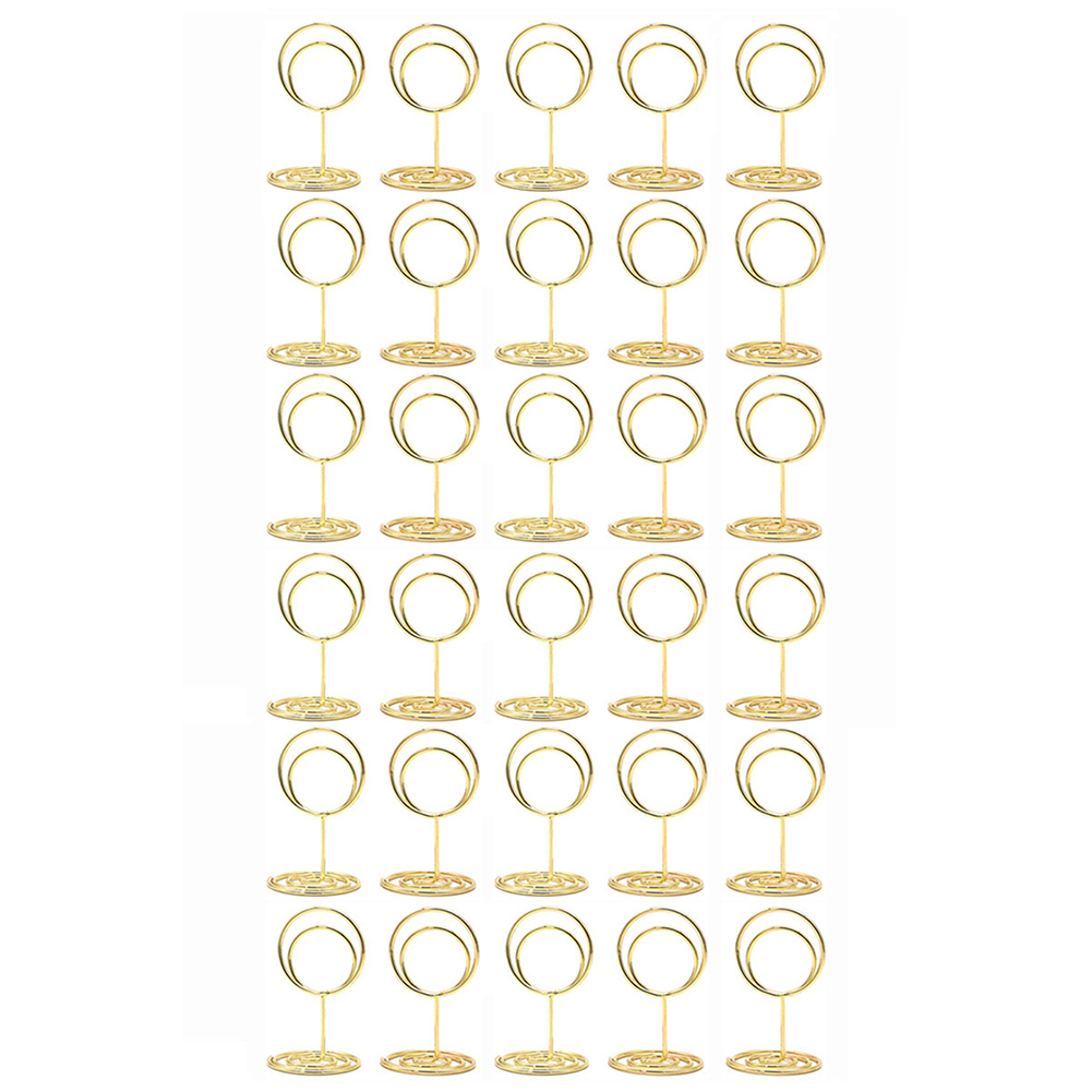 30'lu Paket Yuvarlak Masa Kart - Table Number Gold incelemesi ve fiyatı