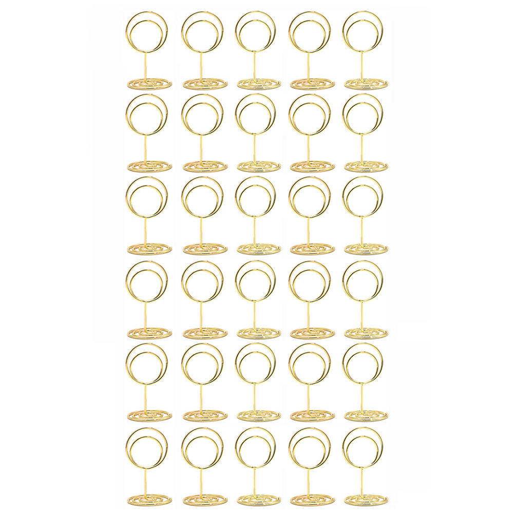 30'lu Paket Yuvarlak Masa Kart - Table Number Gold incelemesi ve fiyatı