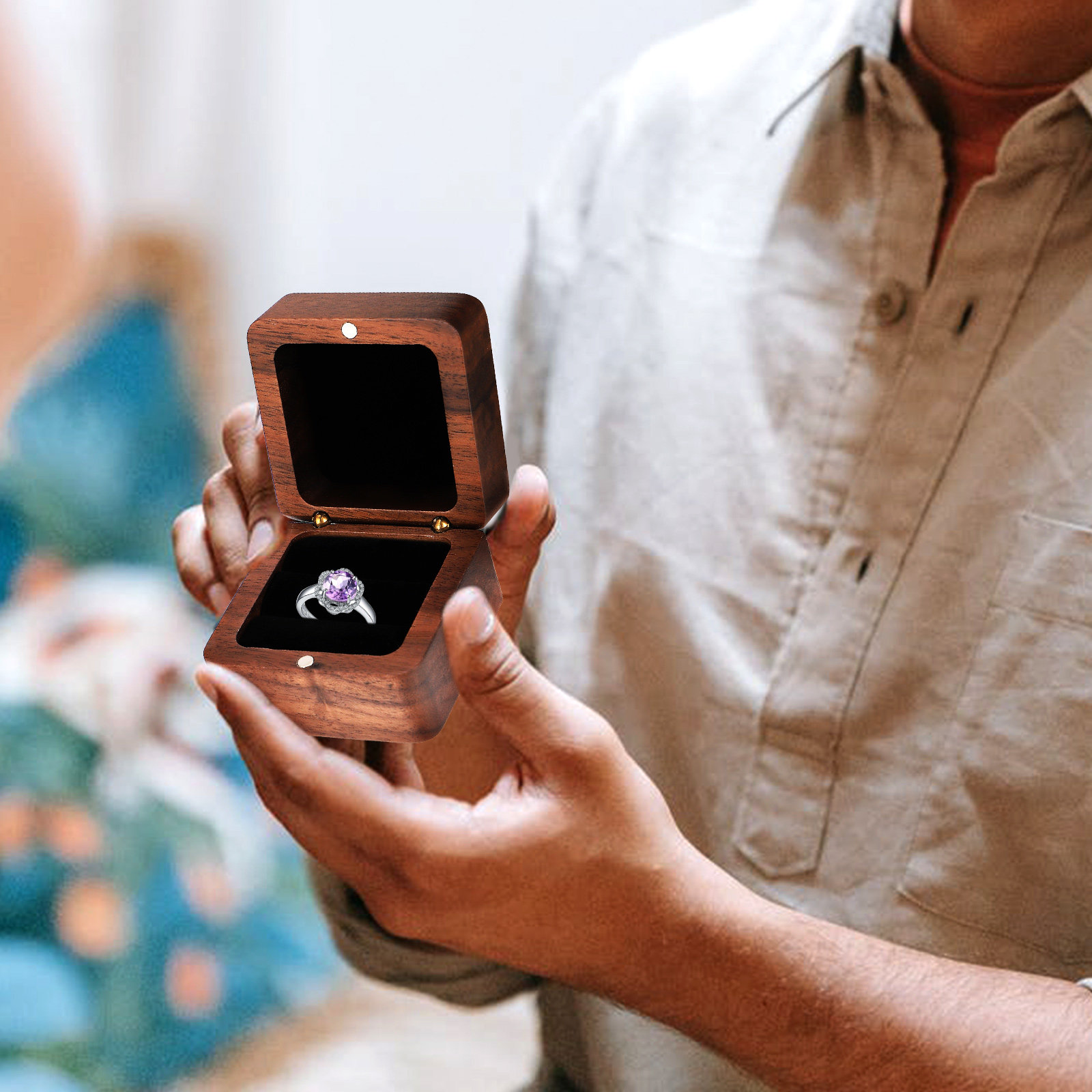 Lüks Ahşap Yüzük Kutusu: Nişan - Wedding Solution incelemesi ve fiyatı