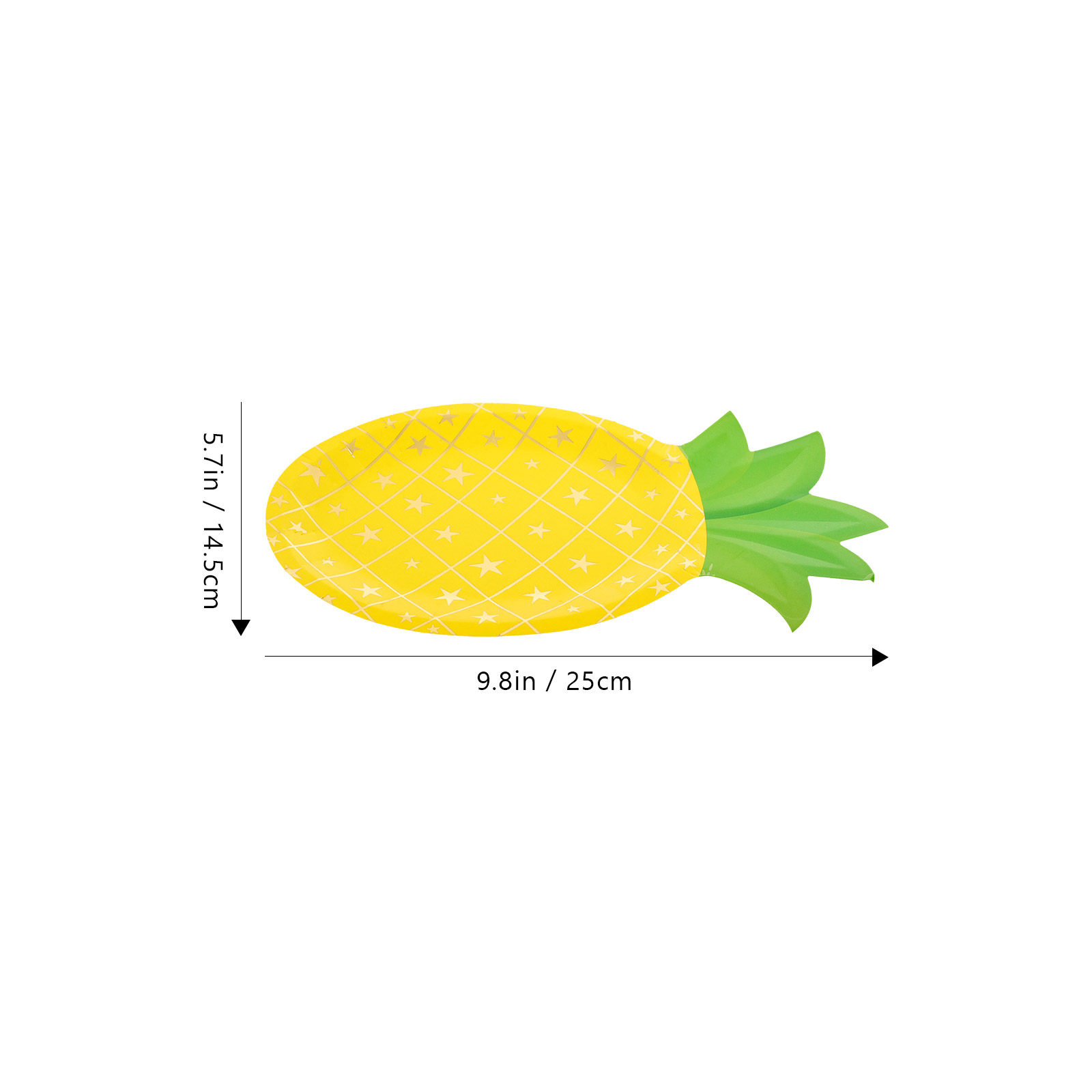 8 Adet Ananas Desenli Tek Kull - Wedding Supply Bulk incelemesi ve fiyatı
