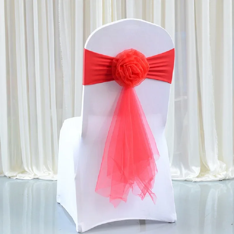 10 adet/grup Beyaz Sandalye Pa - Chair Sash Organza incelemesi ve fiyatı