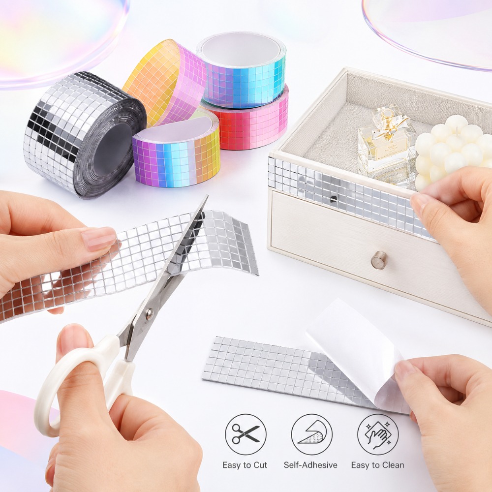 Mini Kare Ayna Mozaik Fayansla - Wedding Bathroom Supply Kit incelemesi ve fiyatı