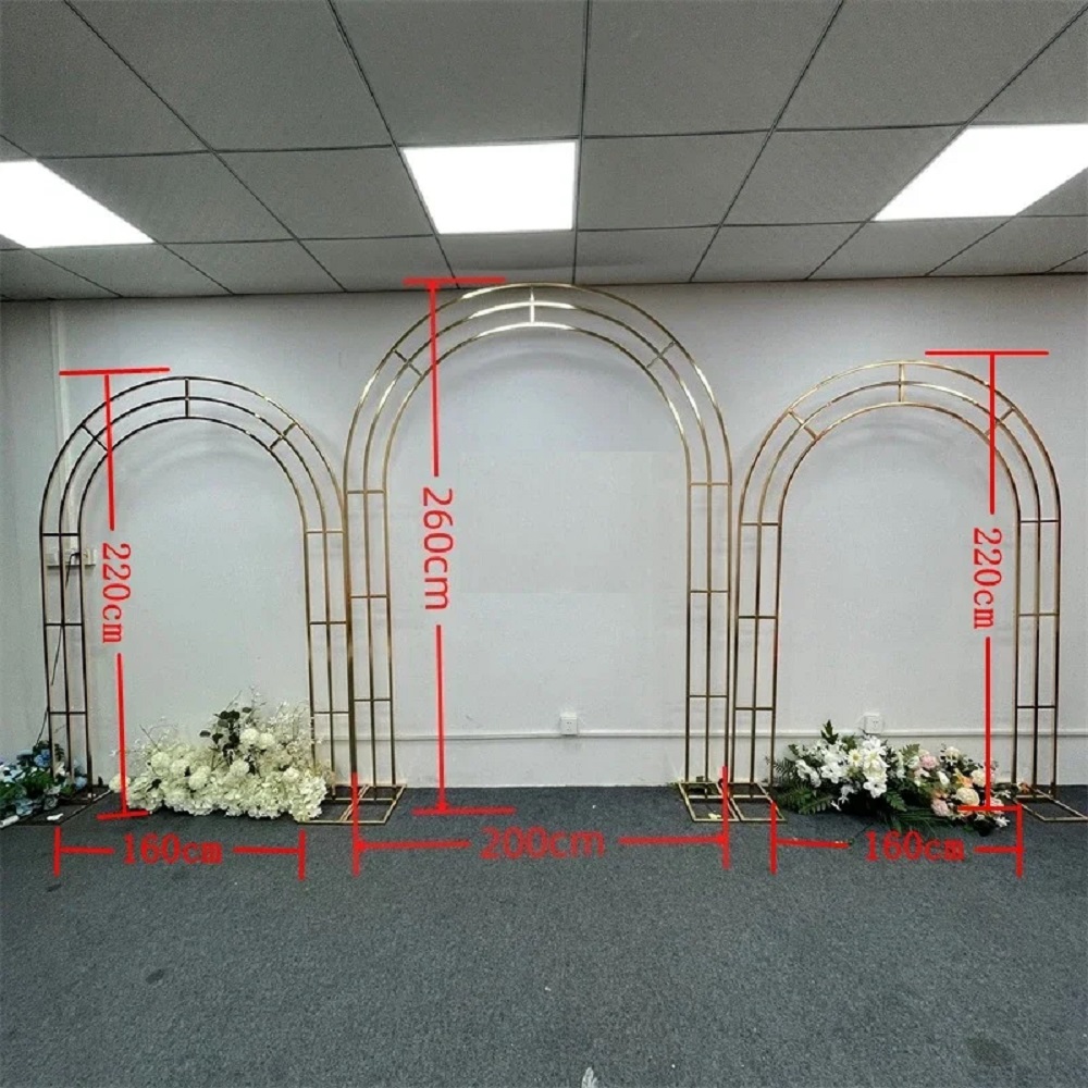 Metalik Altın Düğün Kemeri Sta - Wedding Decor Supply Store incelemesi ve fiyatı