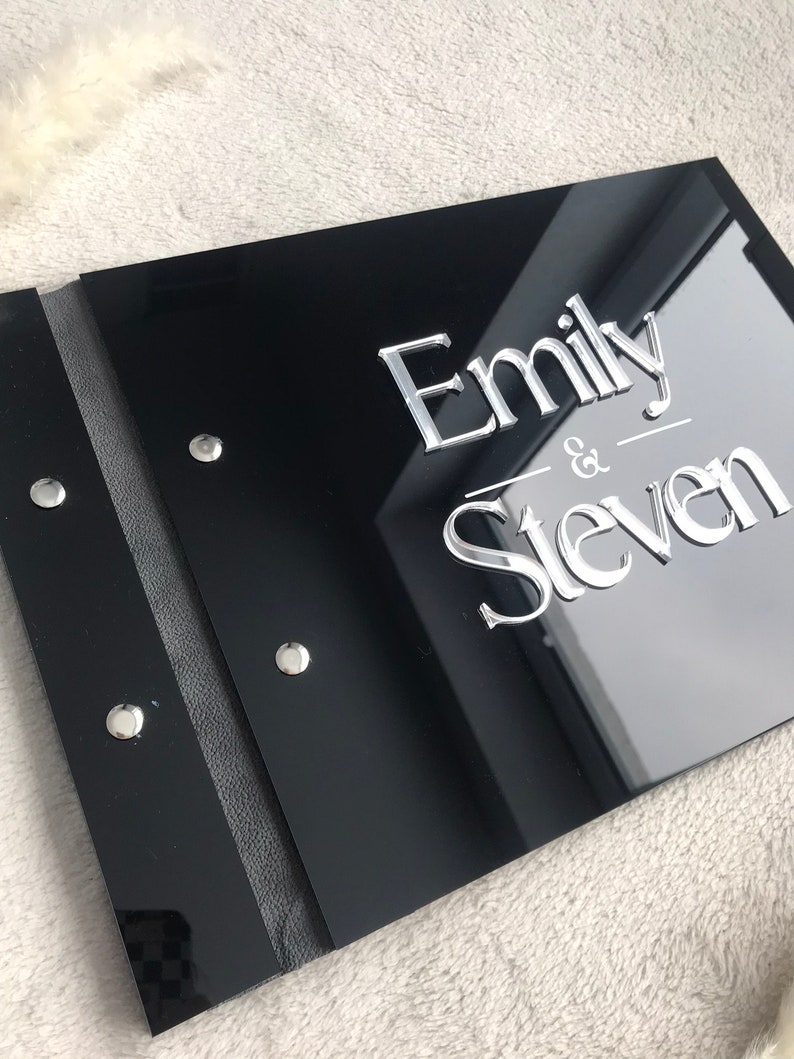 Siyah Akrilik Düğün Misafir De - Personalized Guest Book incelemesi ve fiyatı