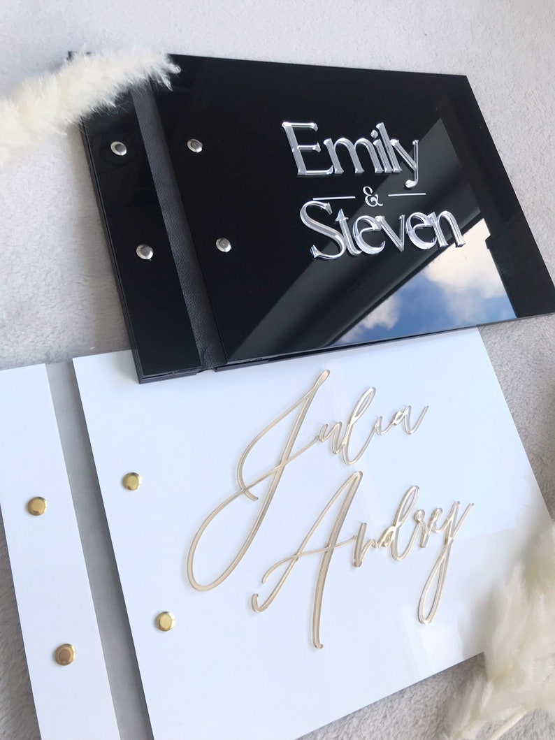 Siyah Akrilik Düğün Misafir De - Personalized Guest Book incelemesi ve fiyatı