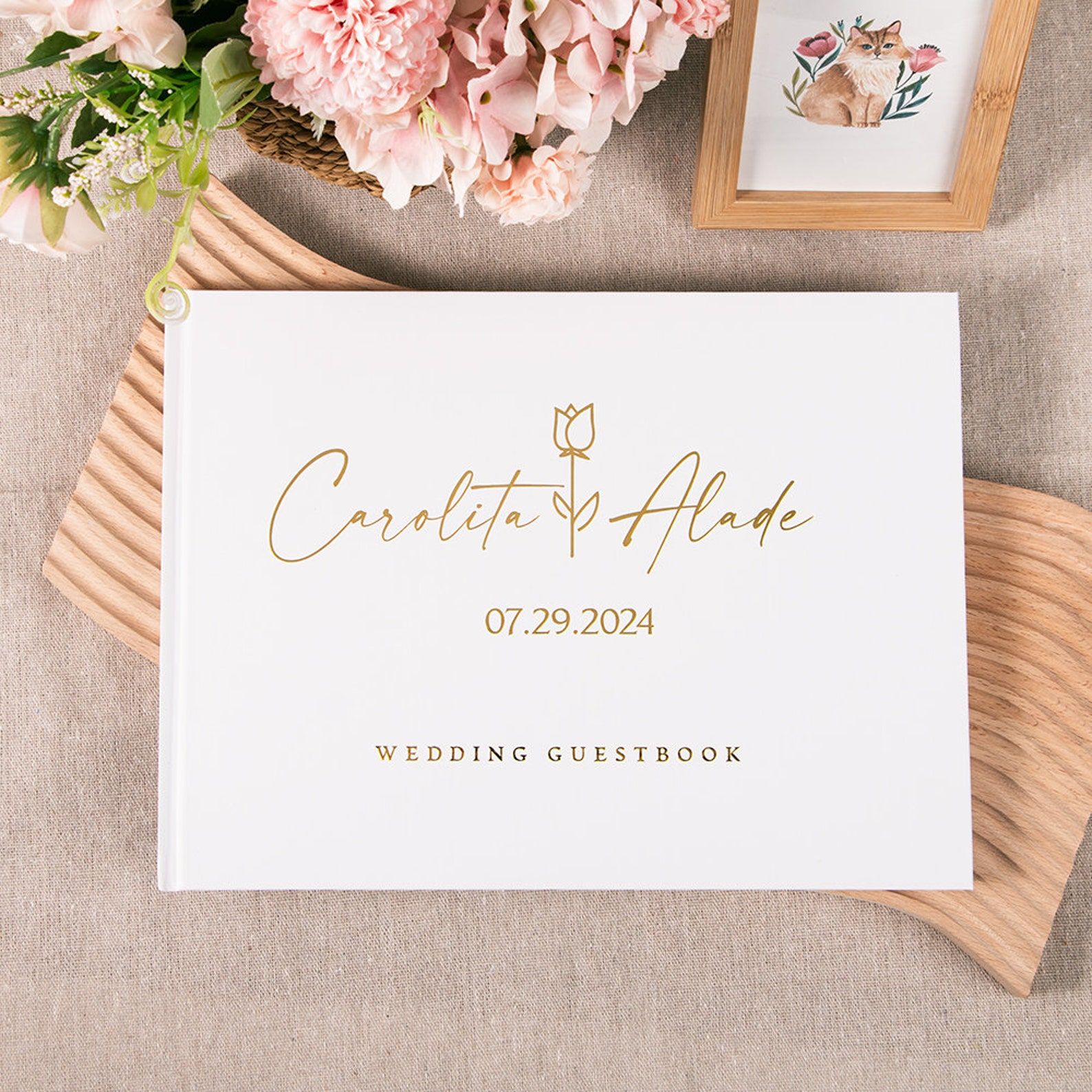 Özel Düğün Ziyaretçi Defteri K - Personalized Guest Book incelemesi ve fiyatı