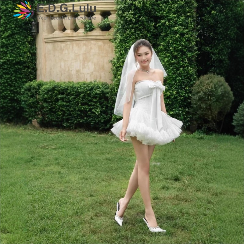 EDGLuLu Straplez Yay Zarif Par - Wedding Lulu incelemesi ve fiyatı